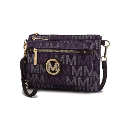 Mkf Collection By Mia K Camren M Signature Crossbody Bag By Mia K In Purple