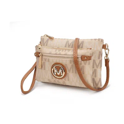 Mkf Collection By Mia K Camren M Signature Crossbody Bag By Mia K In Sand