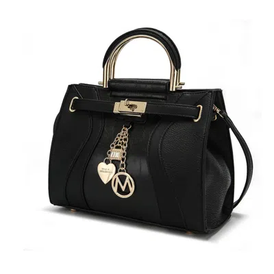 Mkf Collection By Mia K Cassia Medium Satchel Women's Bag By Mia K In Black