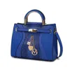 MKF COLLECTION BY MIA K CASSIA SNAKE EMBOSSED VEGAN LEATHER WOMEN'S SATCHEL BAG BY MIA K