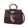 Mkf Collection By Mia K Cassia Snake Embossed Vegan Leather Women's Satchel Bag By Mia K