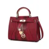 Mkf Collection By Mia K Cassia Snake Embossed Vegan Leather Women's Satchel Bag By Mia K