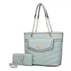 Mkf Collection By Mia K Chiari Tote Bag With Wallet - 2 Pieces. In Multi