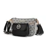 Mkf Collection By Mia K Ciri Women's Crossbody Double Bag Versatile By Mia K. In Black