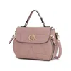 Mkf Collection By Mia K Clementine Vegan Leather Women's Satchel Bag By Mia K In Gold