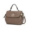 Mkf Collection By Mia K Clementine Vegan Leather Women's Satchel Bag By Mia K In Green