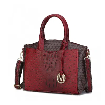 Mkf Collection By Mia K Collins Vegan Leather Women's Tote Bag By Mia K In Red