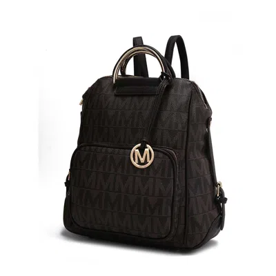 Mkf Collection By Mia K Cora Milan M Signature Trendy Backpack By Mia K In Gold