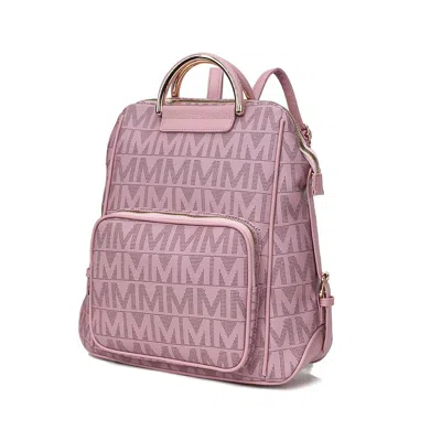 Mkf Collection By Mia K Cora Milan M Signature Trendy Backpack By Mia K In Purple