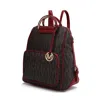 Mkf Collection By Mia K Cora Milan M Signature Trendy Backpack By Mia K In Red