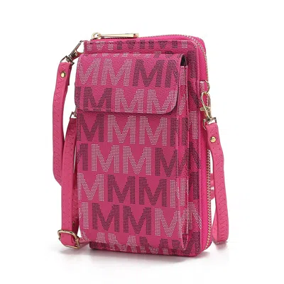 Mkf Collection By Mia K Cossetta 2 In 1 Cell Phone Crossbody/wristlet In Pink