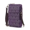 Mkf Collection By Mia K Cossetta 2 In 1 Cell Phone Crossbody/wristlet In Purple