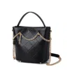 Mkf Collection By Mia K Damaris Mini Shoulder Medium Handbag By Mia K. In Black