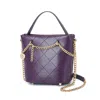 Mkf Collection By Mia K Damaris Mini Shoulder Medium Handbag By Mia K. In Purple