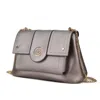 Mkf Collection By Mia K Eden Vegan Leather Women's Shoulder Bag In Silver