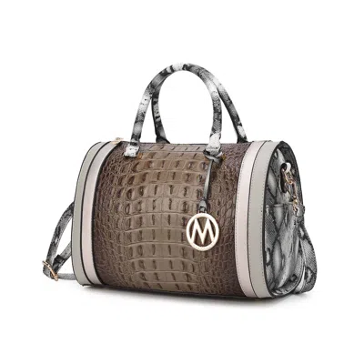 Mkf Collection By Mia K Eleanor Women's Shoulder Bag By Mia K In Gray
