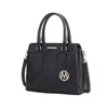 Mkf Collection By Mia K Elodie Triple Compartment Women's Tote Bag By Mia K In Black