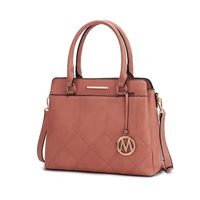 Mkf Collection By Mia K Elodie Triple Compartment Women's Tote Bag By Mia K In Pink