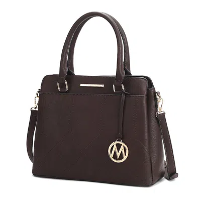 Mkf Collection By Mia K Elodie Women's Triple Compartment Tote Bag By Mia K In Brown