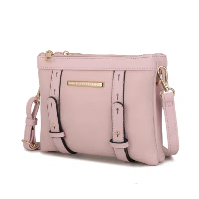 Mkf Collection By Mia K Elsie Multi Compartment Crossbody Bag In Gold