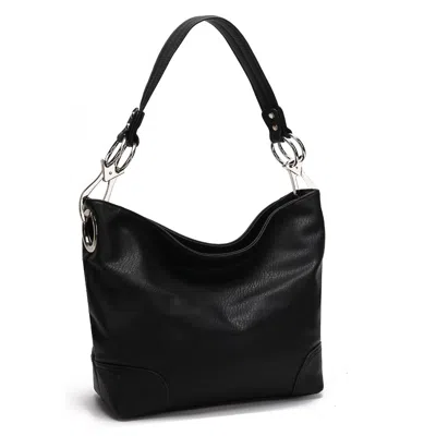 Mkf Collection By Mia K Emily Hobo Women's Bag Vegan Leather Multi Compartments By Mia K. In Black