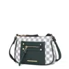 Mkf Collection By Mia K Essie Circular Print Vegan Leather Women's Crossbody By Mia K In Green