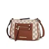 Mkf Collection By Mia K Essie Circular Print Vegan Leather Women's Crossbody By Mia K In Multi