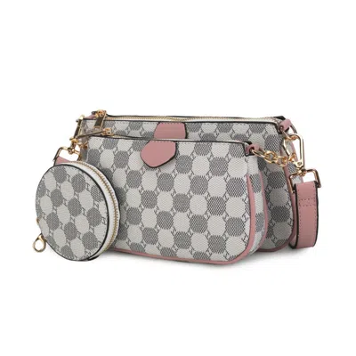 Mkf Collection By Mia K Evanna 3 Pcs Crossbody Handbag 3 Pieces Set In Multi
