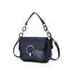 Mkf Collection By Mia K Fanta Croc Shoulder Women's Versatile Handbag By Mia K. In Blue