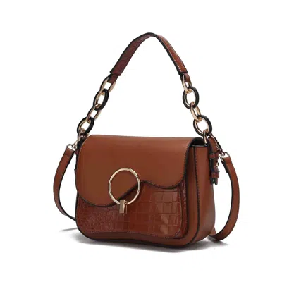 Mkf Collection By Mia K Fanta Croc Shoulder Women's Versatile Handbag By Mia K. In Green