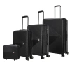 Mkf Collection By Mia K Felicity Luggage Trolley Bag 4-piece Set In Black