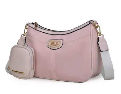 Mkf Collection By Mia K Freya 2-pieces Crossbody Handbag In Gold