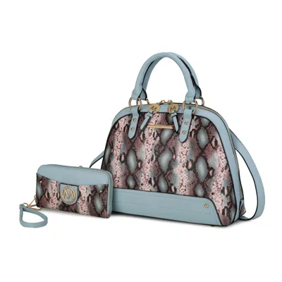 Mkf Collection By Mia K Frida Satchel And Wallet Handbag - 2 Pieces In Multi
