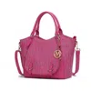Mkf Collection By Mia K Fula Signature Satchel Handbag In Pink