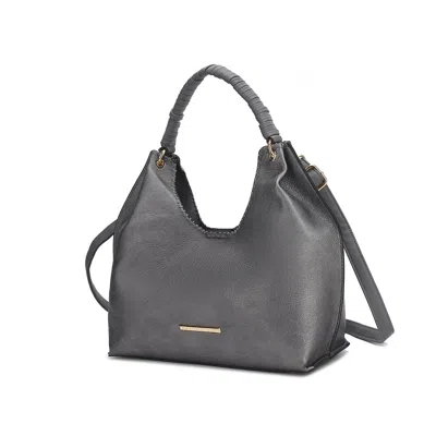 Mkf Collection By Mia K Gara Versatile Shoulder Women's Handbag By Mia K In Silver