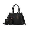 Mkf Collection By Mia K Gardenia Tote Women's Bag With Wallet Vegan Leather By Mia K In Black