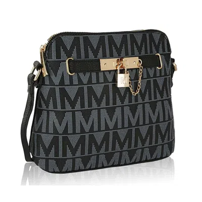 Mkf Collection By Mia K Gena M Signature Crossbody Bag By Mia K In Black
