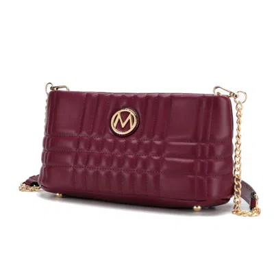 Mkf Collection By Mia K Giada Vegan Leather Women's Shoulder Handbag In Purple
