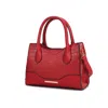 Mkf Collection By Mia K Gili Crocodile Embossed Vegan Leather Women's Tote Handbag By Mia K. In Red