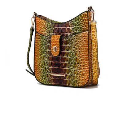 Mkf Collection By Mia K Giovana Gradient Crossbody Bag In Brown