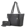Mkf Collection By Mia K Gloria Women's Tote Bag With Wallet Set By Mia K In Multi