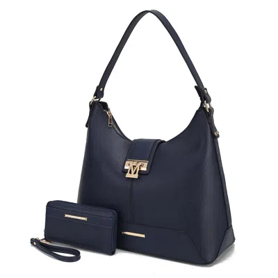 Mkf Collection By Mia K Graciela Women's Hobo Handbag By Mia K In Blue