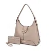 Mkf Collection By Mia K Graciela Women's Hobo Handbag By Mia K In Neutral