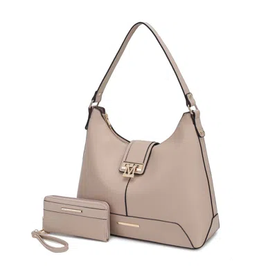 Mkf Collection By Mia K Graciela Women's Hobo Handbag By Mia K In Neutral