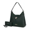 Mkf Collection By Mia K Graciela Women's Hobo Handbag By Mia K In Green