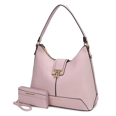 Mkf Collection By Mia K Graciela Women's Hobo Handbag By Mia K In Pink