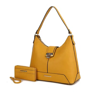 Mkf Collection By Mia K Graciela Women's Hobo Handbag By Mia K In Yellow