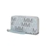 Mkf Collection By Mia K Hofstra M Signature Wallet Wristlet In Blue
