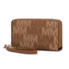 Mkf Collection By Mia K Hofstra M Signature Wallet Wristlet In Multi