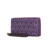 Mkf Collection By Mia K Hofstra M Signature Wallet Wristlet In Purple